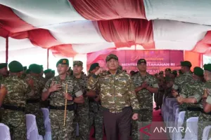 Menhan Beri Pesan Tegas untuk Prajurit di Perbatasan Kalbar, Ini Instruksinya