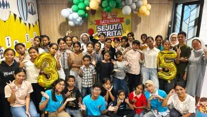 Bukan Sekadar Berbagi, Relawan Karyawan Hadir sebagai Kakak Bimbing bagi Anak Marginal