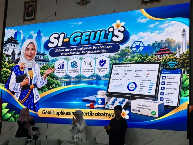 Dinkes Bandung Luncurkan Sistem Integrasi, Digitalisasi, Perencanaan, Pengelolaan dan Pengawasan Obat