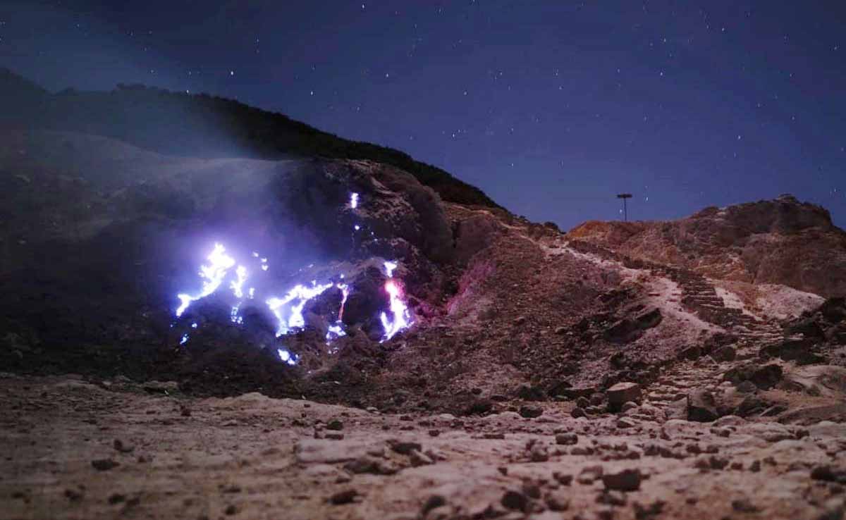 Fenomena Blue Fire Hilang, Jalur Pendakian Gunung Papanda...