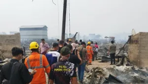 Gubernur Babel: Kebakaran Dusun Serdang di Bangka Selatan Terbesar di Indonesia