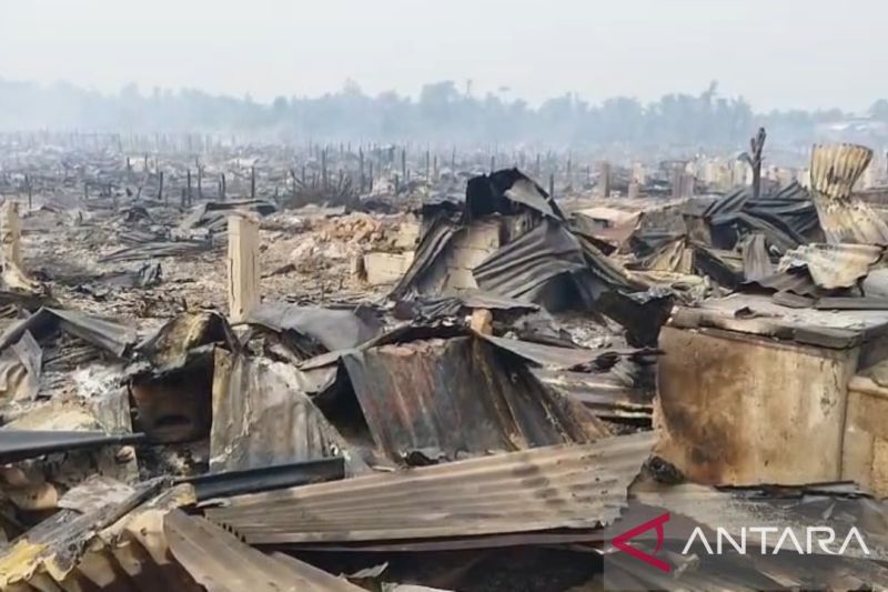 Gubernur Babel Utamakan Penanganan dan Keselamatan 2.400 Korban Kebakaran di Serdang