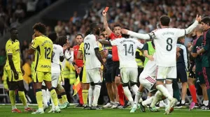 Hasil Liga Spanyol: Vinicius Junior Diganjar Kartu Merah, Real Madrid Menang Tipis 1-0 Atas Villarreal