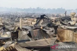 Kerugian Kebakaran Ratusan Rumah di Serdang Mencapai Rp2 Miliar