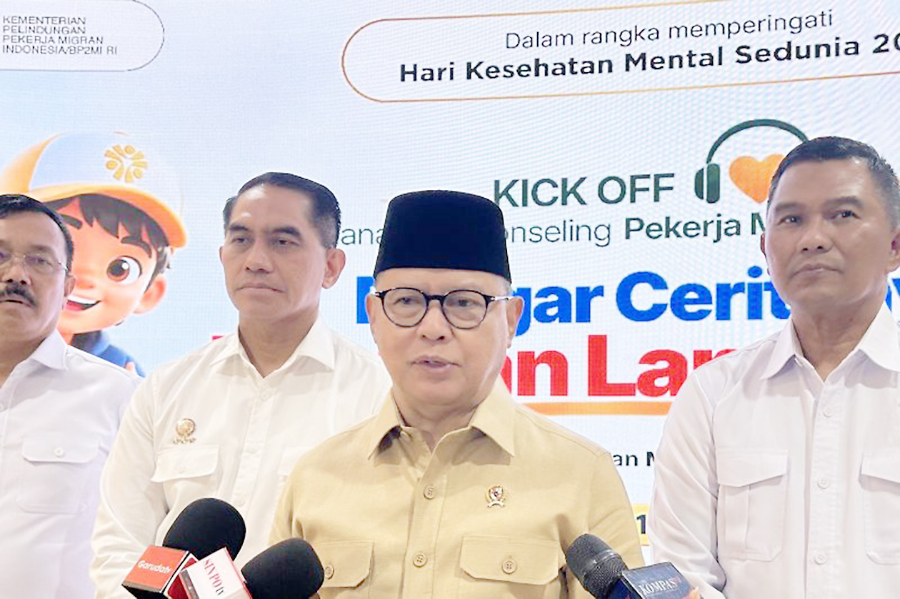 Bebas Curhat Gratis, Menteri P2MI Luncurkan Layanan Telekonseling Buat PMI di Luar Negeri