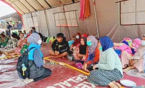 Dinsos Bangka Selatan Beri Pendampingan Psikologis Korban Kebakaran