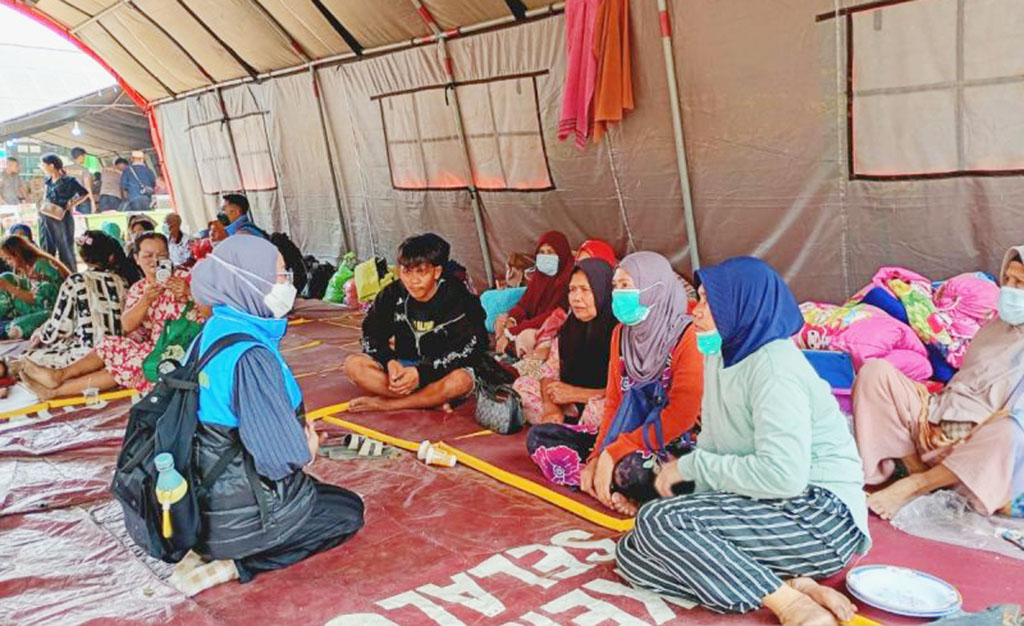 Dinsos Bangka Selatan Beri Pendampingan Psikologis Korban Kebakaran