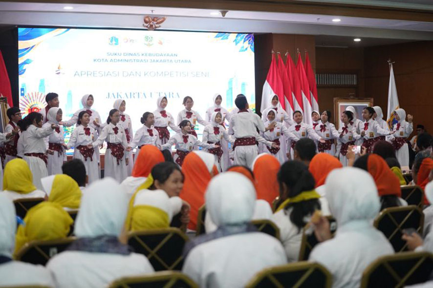 Kompetisi Seni di Jakarta Utara Diikuti oleh Ribuan Pelajar TK sampai SMA 