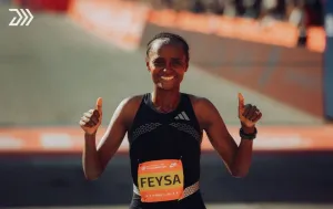 Pelari Ethiopia Hawi Feysa ...