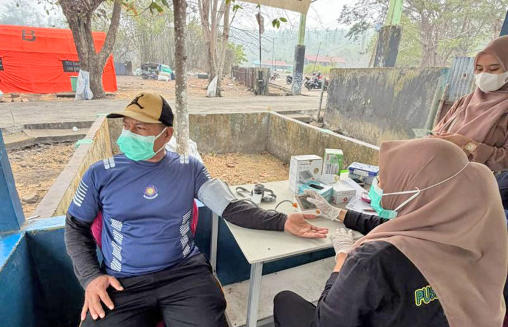 Dinkes Ternate Tangani 51 Warga dengan Keluhan Gangguan Pernapasan