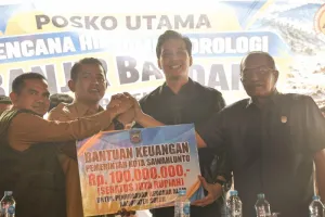 Pemerintah Kota Sawahlunto Bantu Upaya Pemulihan Bencana Solok 