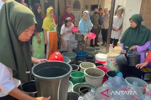 Penyaluran 407 Ribu Liter Air ke Wilayah Terdampak Kekeringan di Cirebon