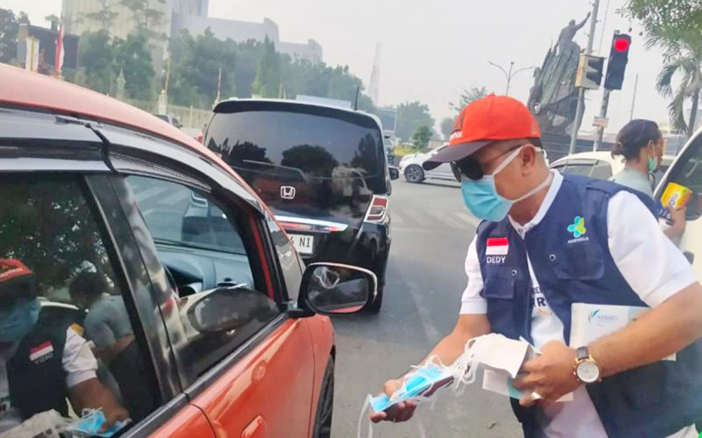 Dinkes Pekanbaru Distribusikan 100.000 Masker kepada Masyarakat