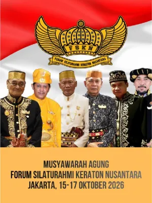 Jakarta Jadi Tuan Rumah Sarasehan Keraton Nusantara, 200 Raja dan Sultan Diundang