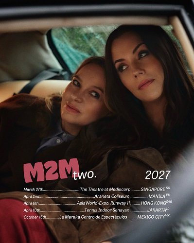 Duo Pop M2M Bakal Manggung di Jakarta pada April 2027