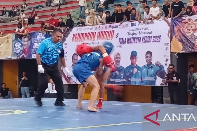 1.306 Atlet Ikuti Kejurprov Wushu Jatim dan Open Nasional di Kediri 
