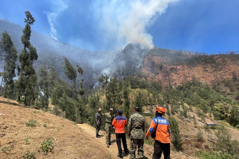 BPBD Probolinggo Tetap Pantauan Karhutla Bromo Usai Wafatnya Manggal Agni