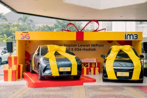IM3 Siapkan 2.026 Hadiah dalam Pesta Hadiah IMPoin, Termasuk Mobil Listrik BYD