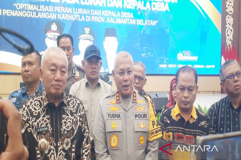 Kapolda Kalsel Buka Opsi Perpanjangan Operasioanal Penanganan Karhutla