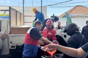 Viral Baru Bekerja, Pertamina Delivery Service Bantu Urai Antrean BBM di Bali.