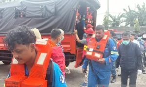 Basarnas: 26 Kru Kapal Terbakar Tiba di Kota Bengkulu