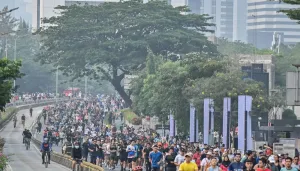 Minggu Pagi, Kualitas Udara Jakarta Tak Sehat, Warga Diimbau Pakai Masker 