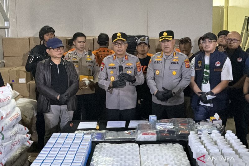 Pabrik Obat Keras Berkapasitas 8 Juta Butir Sehari Dibongkar Polda Jabar, Ini Faktanya