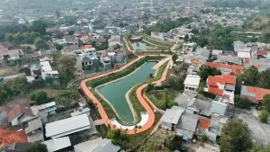 Gubernur Pramono Resmikan Dua Embung di Cipayung, Tampung 36.550 Meter Kubik Air