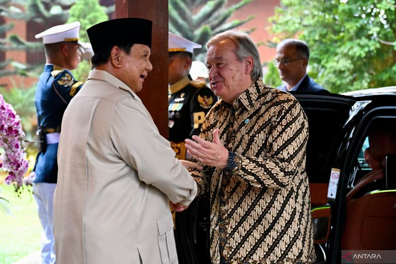 Sekjen PBB Bermalam di Hambalang, Bahas Beragam Persoalan...