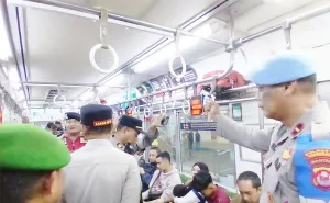Aksi Demo 2 Tahun Prabowo-Gibran, Polresta Tangerang Tutup Celah Pelajar Menerobos ke Jakarta
