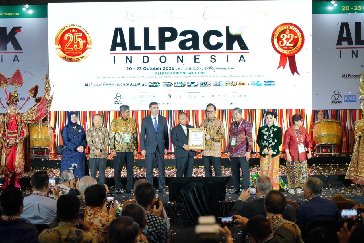 Dorong Daya Saing Industri Nasional, ALLPack Indonesia 2026 Hadirkan 1.600 Peserta dari 42 Negara