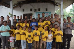 Penyerahan Paket Bantuan Kemanusiaan di Panti Asuhan di Mimika
