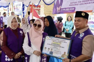 65 Posyandu di Kalimantan Selatan Terima Bantuan Bibit Sayuran dan Tanaman Obat.