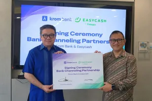 Perluas Penyaluran Kredit, Krom Bank dan Easycash Berkolaborasi melalui Skema Loan Channeling