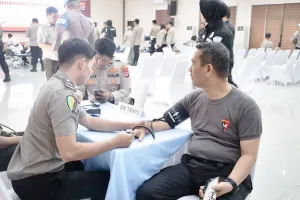 Terkumpul 171 Kantong Darah, Aksi Kemanusiaan Polda Banten Banjir Apresiasi