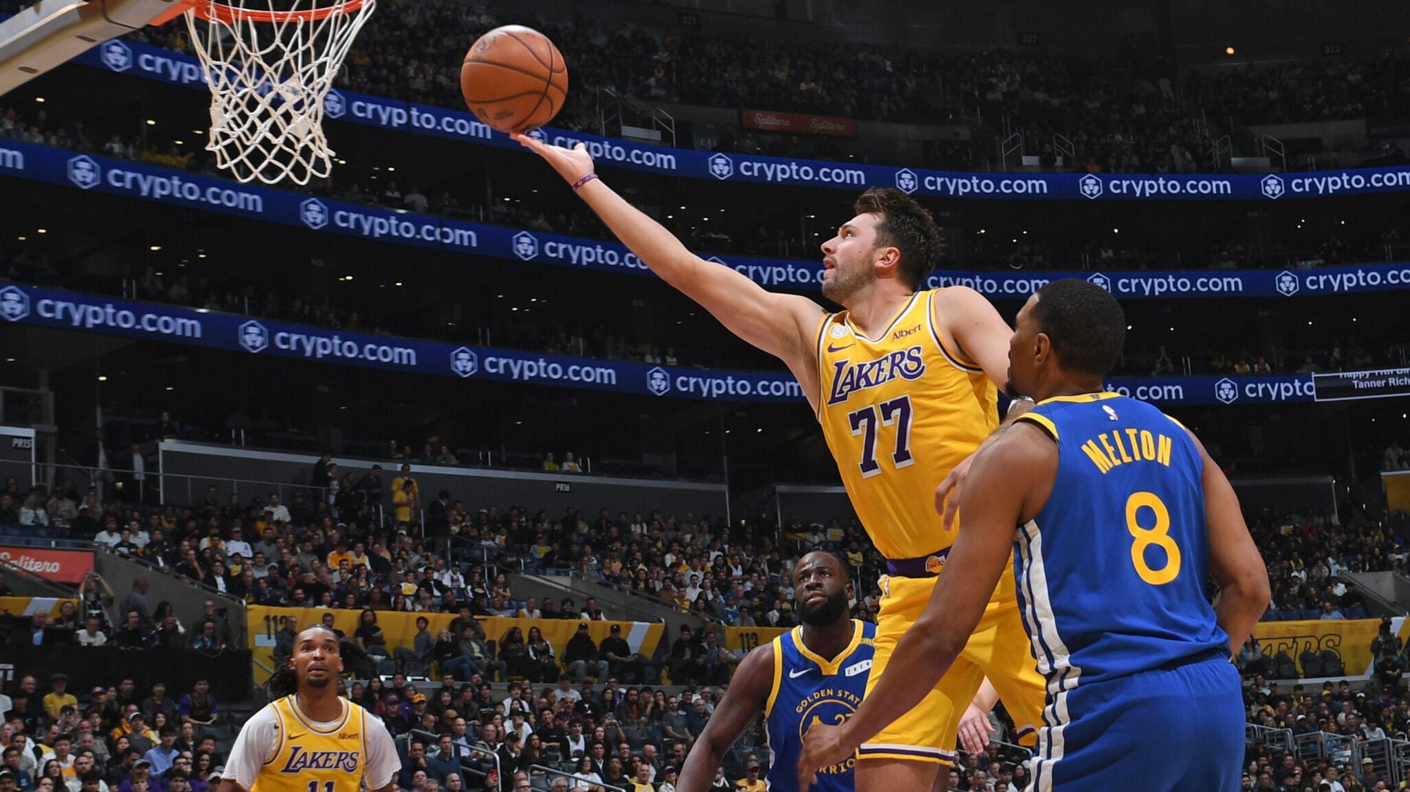 Basket NBA: Doncic Pimpin Lakers Hancurkan Warriors, Edwa...