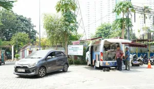 Layanan Uji Emisi Gratis Diserbu Warga, Sudin LH Jakpus Patok Target Fantastis