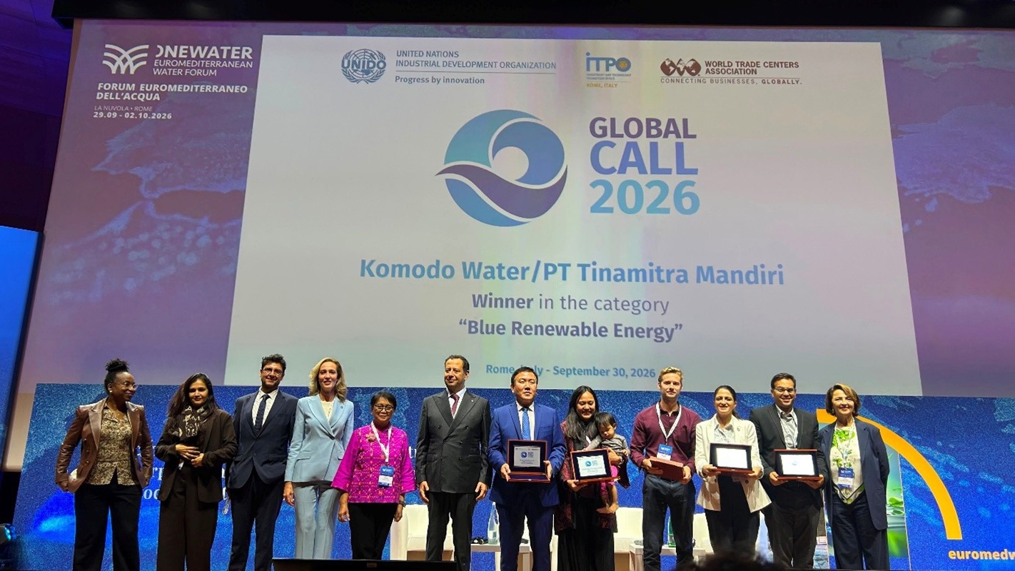 Olah Air Laut Jadi Air Minum dan Es, Komodo Water Raih Pe...
