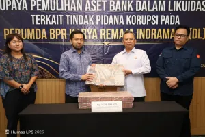 Optimalkan Pemulihan Aset, LPS Terima Hasil Sitaan Sebesar Rp2,7 Miliar Lebih dari Kejari Indramayu