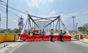 Palu Tutup Akses Jembatan III untuk Perbaikan yang Rusak Akibat Gempa