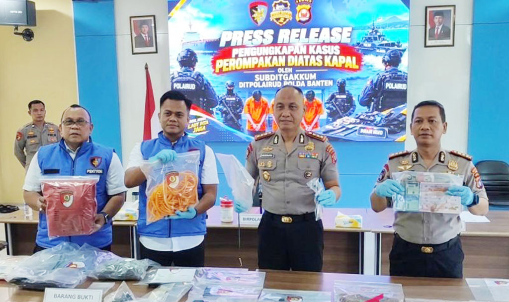 Polisi Ungkap Jaringan Perompak Kapal di Perairan Merak-B...