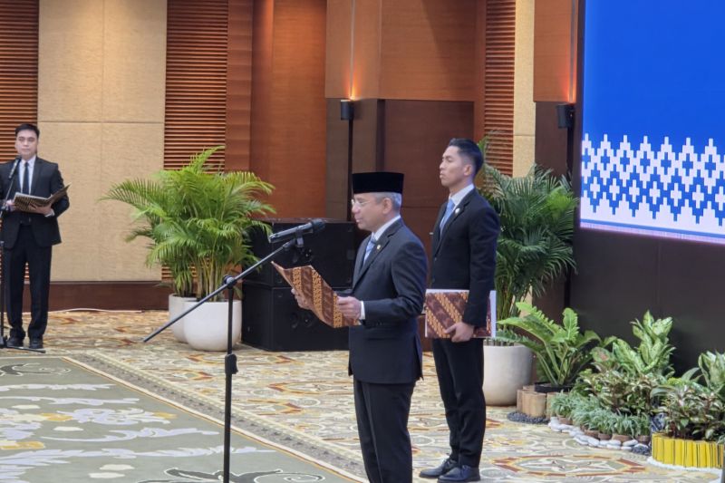 Menkeu Suahasil Lantik 5 Pejabat Eselon I Kemenkeu