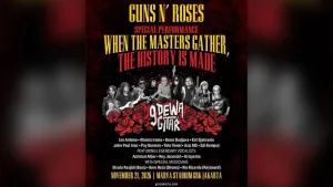   Rhoma Irama dan 8 Gitaris Legendaris Indonesia Siap Guncang Panggung Konser Guns N' Roses