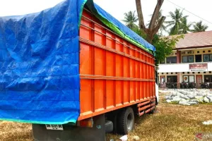 Satreskrim Polres Bone Bolango Selidiki Temuan 400 Karung Material Tambang Batu Hitam