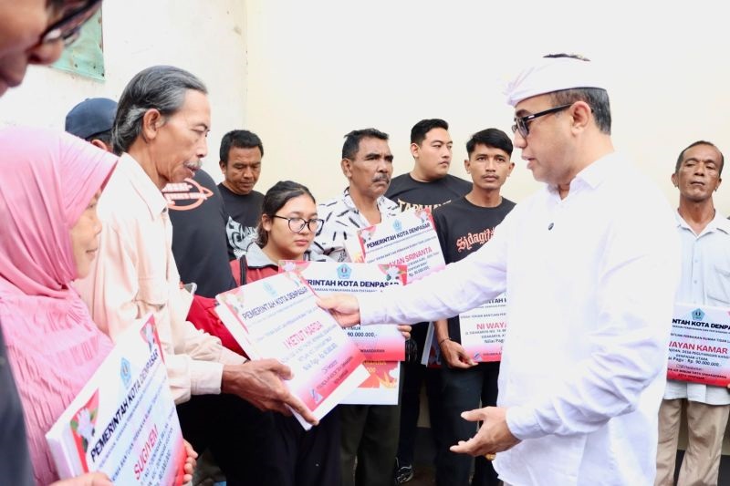 Anggaran Rp1,9 Miliar Digelontorkan, Denpasar Perbaiki Hunian Warga dan Tekan Kemiskinan