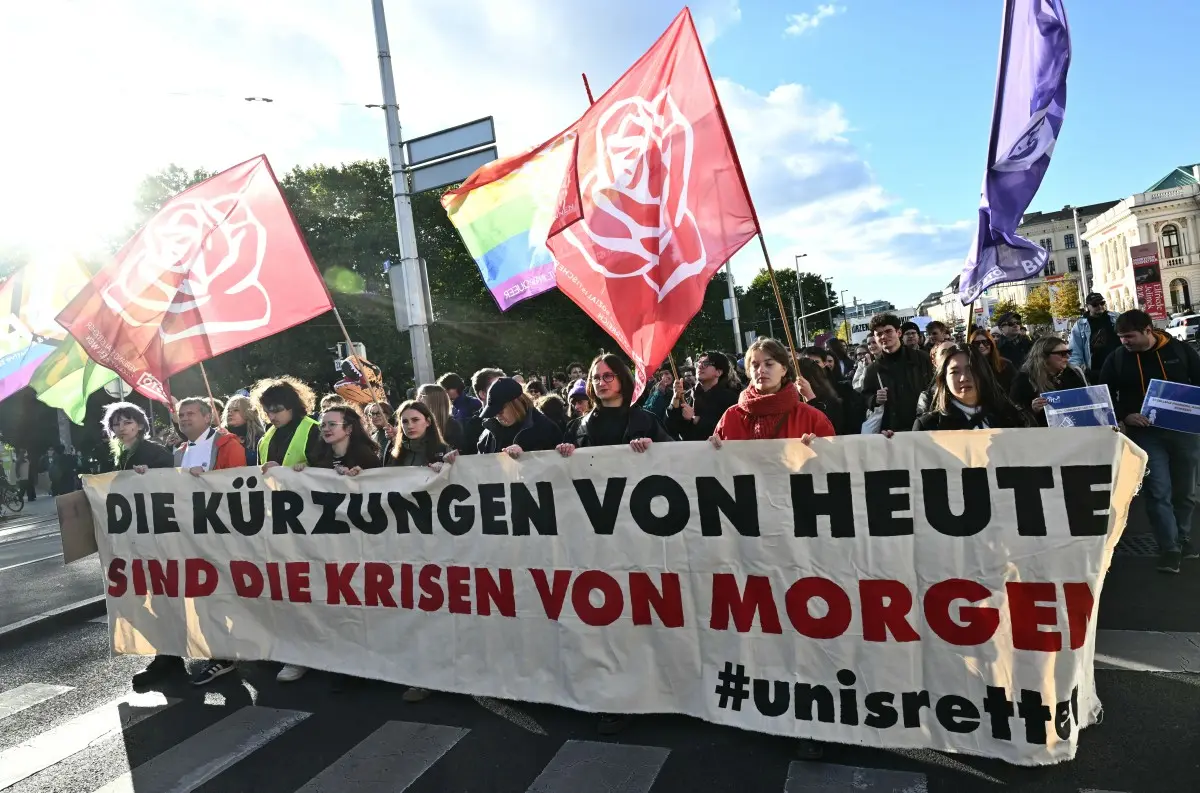 Susul Prancis, Austria Diguncang Demo Dana Pendidikan