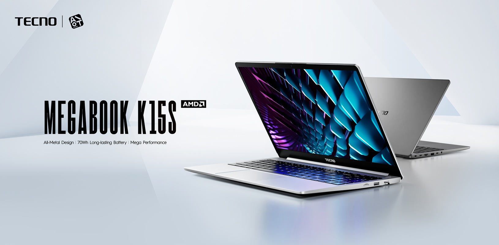 Tecno Megabook K15S Hadir dengan RAM Upgrade hingga 32 GB