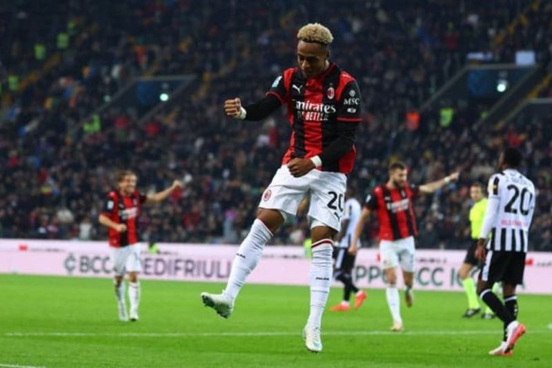 Hasil Liga Italia: AC Milan Catatkan 8 Kemenangan Usai Taklukkan Udinese 2-0