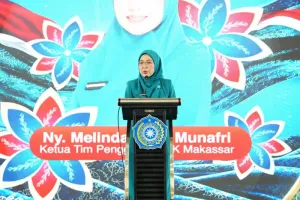 Melinda Aksa Tegaskan Keberhasilan PKK Makassar Diukur dari Dampak Nyata bagi Keluarga.