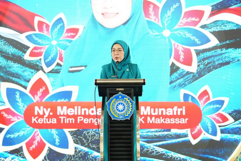 Melinda Aksa Tegaskan Keberhasilan PKK Makassar Diukur da...